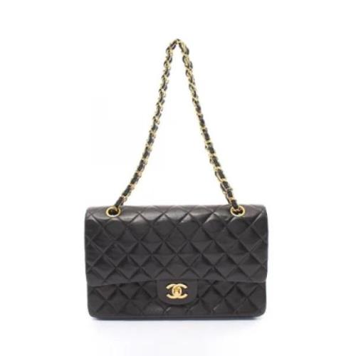 Pre-owned Leather chanel-bags Chanel Vintage , Black , Dames