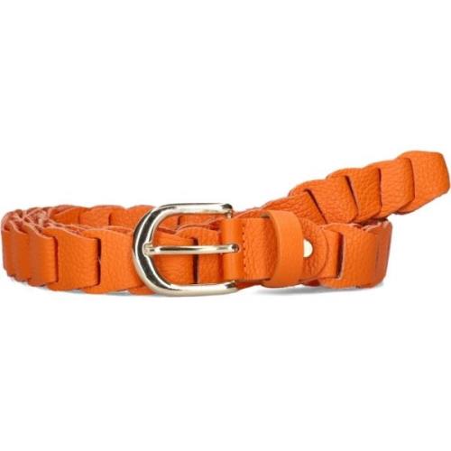 Oranje Leren Riem Berna Notre-v , Orange , Dames