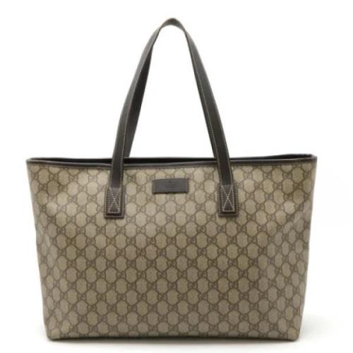 Pre-owned Plastic gucci-bags Gucci Vintage , Beige , Dames