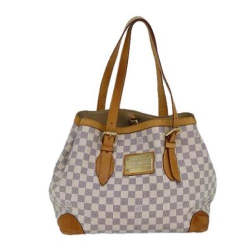 Pre-owned Canvas louis-vuitton-bags Louis Vuitton Vintage , White , Da...