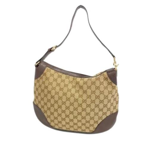 Pre-owned Canvas gucci-bags Gucci Vintage , Brown , Dames