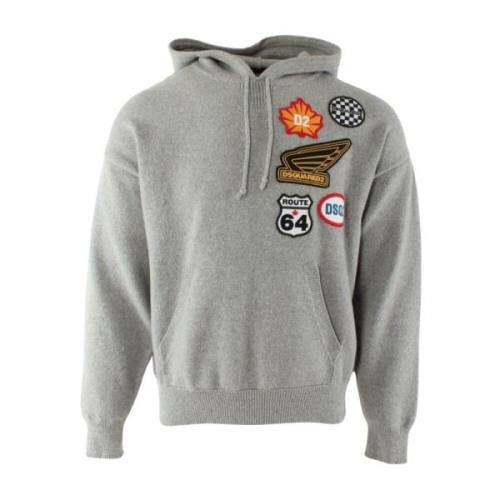 Grijze Sweater Heren Dsquared2 , Gray , Heren