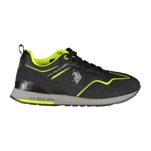 Sportieve Herenschoenen Zwart Contrast Print U.s. Polo Assn. , Black ,...