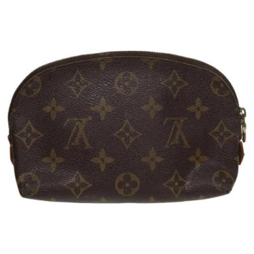 Pre-owned Canvas pouches Louis Vuitton Vintage , Brown , Dames