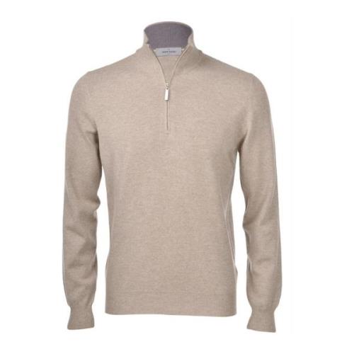 Gran Sasso trui met rits Gran Sasso , Beige , Heren