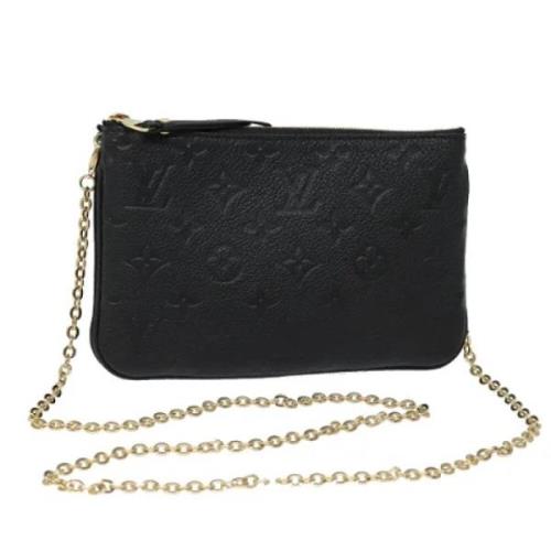 Pre-owned Leather louis-vuitton-bags Louis Vuitton Vintage , Black , D...