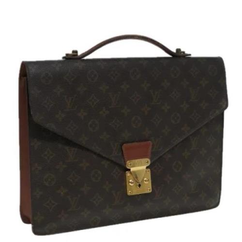 Pre-owned Canvas louis-vuitton-bags Louis Vuitton Vintage , Brown , Da...