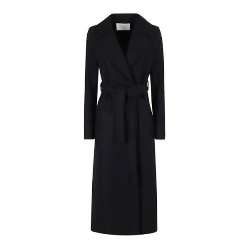 Elegant Maxi Coat Harris Wharf London , Blue , Dames