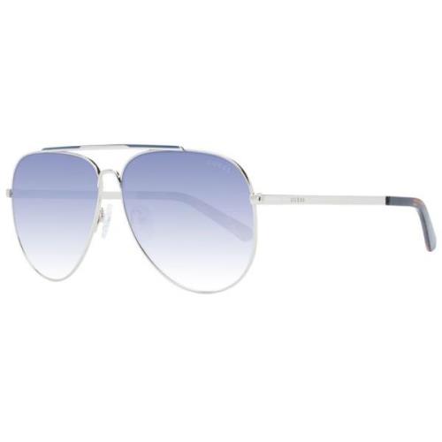 Gouden Aviator Zonnebril Blauw Verloop Guess , Yellow , Heren