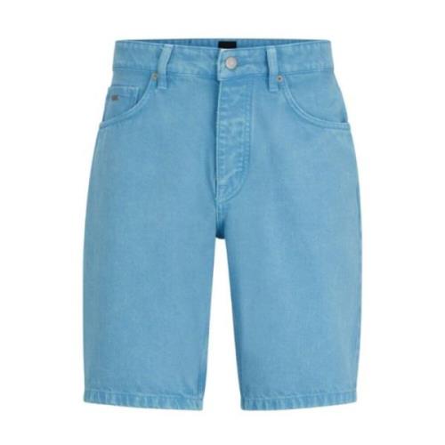 Heren Anderson Shorts - Pistol Stijl Hugo Boss , Blue , Heren