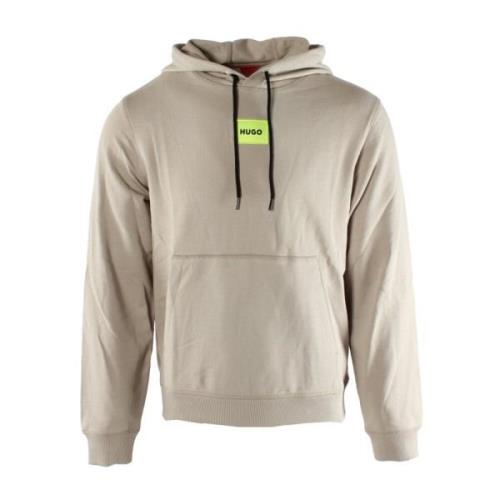 Heren Grijs Katoen Sweater Hugo Boss , Gray , Heren