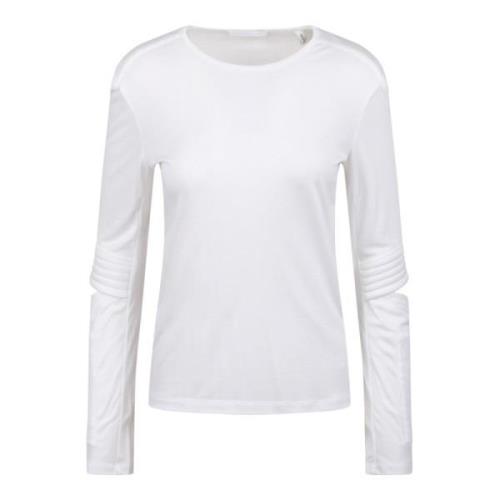 Astro Cut-Out T-shirt Helmut Lang , White , Dames