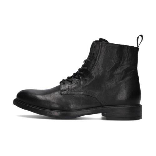 Zwarte Veterschoenen voor Heren Giorgio , Black , Heren