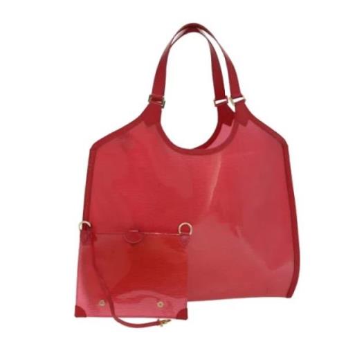 Pre-owned Vinyl louis-vuitton-bags Louis Vuitton Vintage , Red , Dames