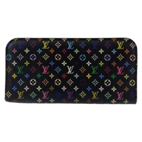 Pre-owned Canvas wallets Louis Vuitton Vintage , Black , Dames