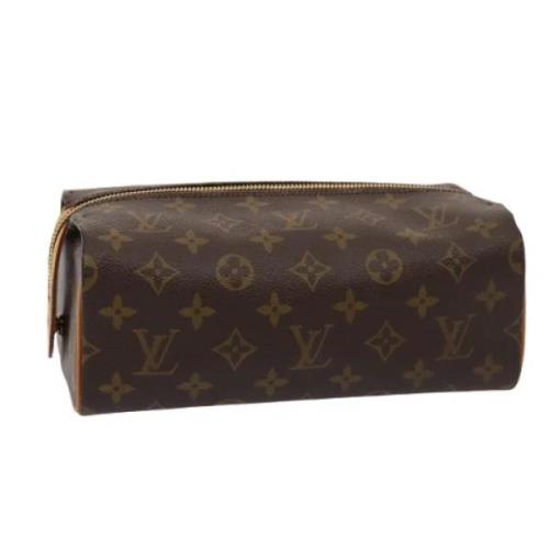 Pre-owned Canvas pouches Louis Vuitton Vintage , Brown , Dames