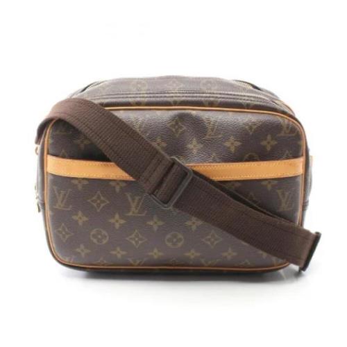 Pre-owned Fabric louis-vuitton-bags Louis Vuitton Vintage , Brown , Da...