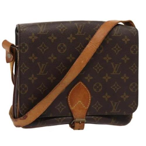 Pre-owned Canvas louis-vuitton-bags Louis Vuitton Vintage , Brown , Da...