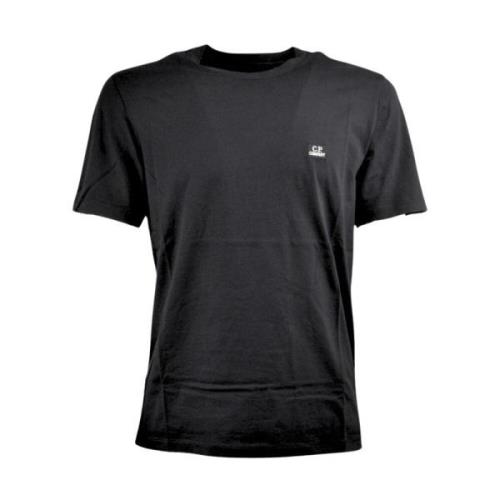 Logo T-Shirt Short Sleeve C.p. Company , Black , Heren