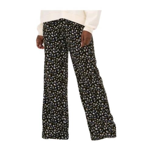 Wijde Broek Dames Zwart Ydence , Black , Dames