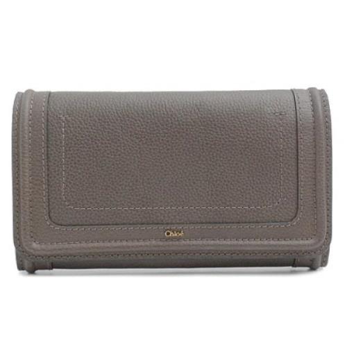 Pre-owned Leather wallets Chloé Pre-owned , Brown , Dames