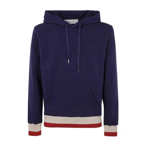 Urban Red Hoodie met Patches Golden Goose , Blue , Heren