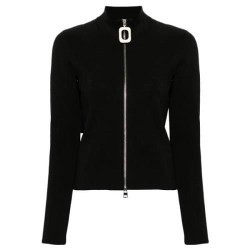 Zwart Zip-Up Vest JW Anderson , Black , Dames