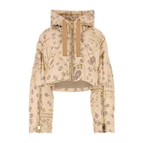 Stijlvolle Bedrukte Donsjas Khrisjoy , Beige , Dames