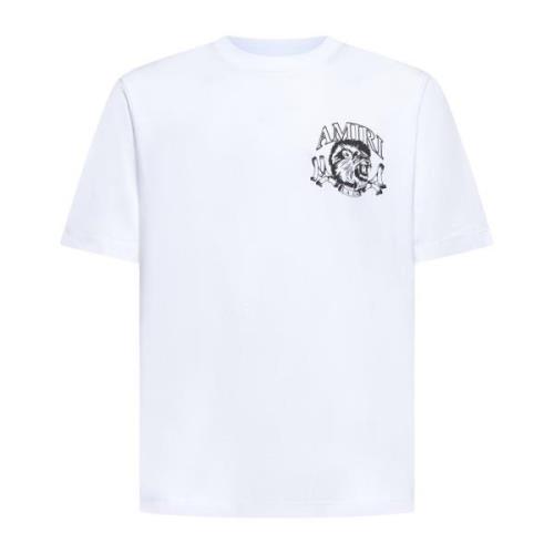 Leeuw Outline Tee Wit T-shirts Polos Amiri , White , Heren