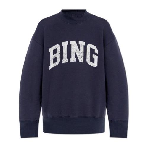 Sweatshirt met print Anine Bing , Blue , Dames