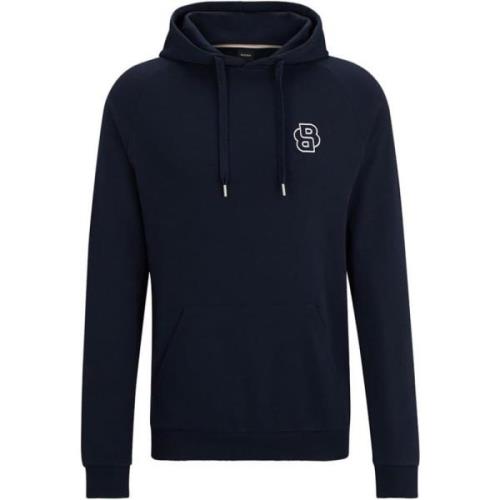 Sportieve heren hoodie Boss , Blue , Heren