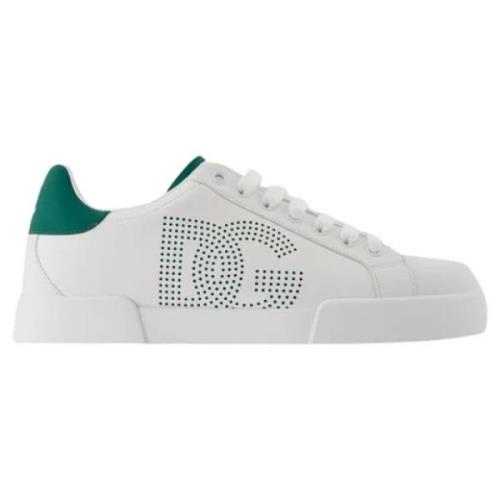 Leather sneakers Dolce & Gabbana , White , Dames