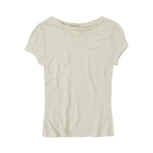 Lichtgroen T-shirt Closed , Beige , Dames