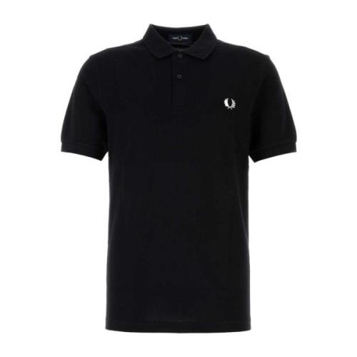 Zwarte Polo Shirt Fred Perry , Black , Heren