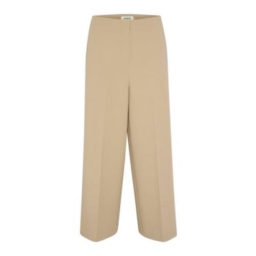 Wijde Korte Broek Spray Green Soaked in Luxury , Beige , Dames