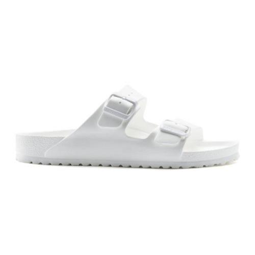 Zomercomfort Slides Birkenstock , White , Dames