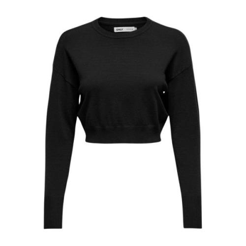 Chic Sweater Only , Black , Dames