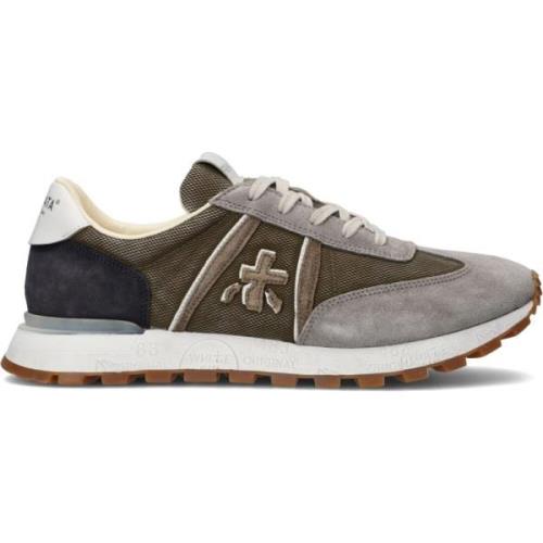 Grijze Suède Sneaker John Low Premiata , Multicolor , Heren