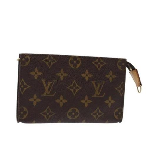 Pre-owned Canvas pouches Louis Vuitton Vintage , Brown , Dames