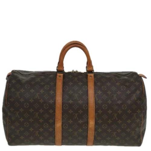 Pre-owned Canvas louis-vuitton-bags Louis Vuitton Vintage , Brown , Da...