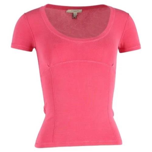 Pre-owned Cotton tops Burberry Vintage , Pink , Dames