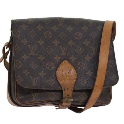 Pre-owned Canvas louis-vuitton-bags Louis Vuitton Vintage , Brown , Da...