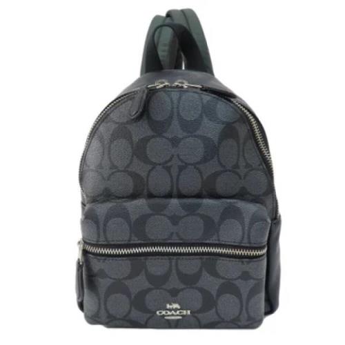 Pre-owned Plastic backpacks Coach Pre-owned , Black , Dames