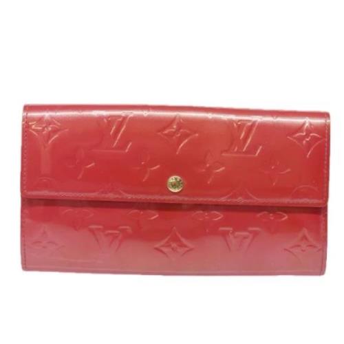 Pre-owned Leather louis-vuitton-bags Louis Vuitton Vintage , Red , Dam...