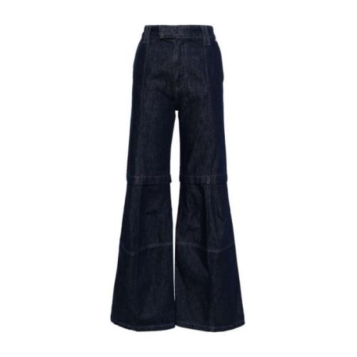 Blauwe Denim Broek Darkpark , Blue , Dames