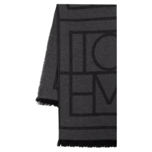 Wool scarves TotêMe , Gray , Dames