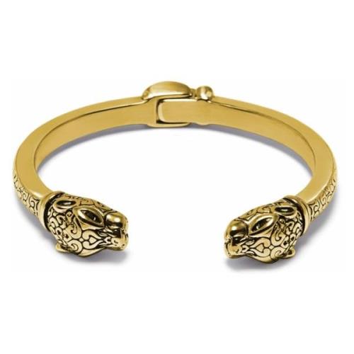 Womens Panther Bangle in Gold Nialaya , Yellow , Dames