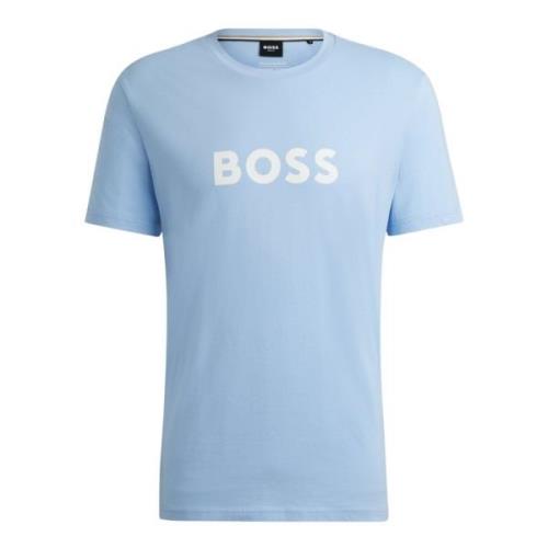 Biologisch katoenen heren T-shirt Boss , Blue , Heren