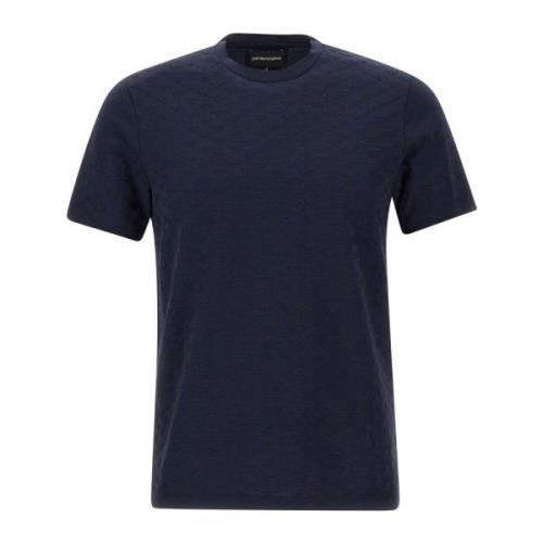 Stijlvolle T-shirts en Polos Emporio Armani , Blue , Heren