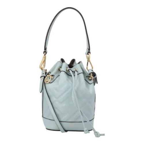 Leather crossbody-bags Fendi , Blue , Dames